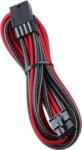 CableMod PRO ModMesh 8-pin PCIe hosszabbító - 45cm, carbon/piros (CM-PCAB-8PCI-N45KCR-3PK-R)
