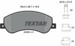 TEXTAR set placute frana, frana disc TEXTAR Q+ 2448404 (2448404)