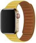 Viljar Leather Link Apple Watch bőrszíj sárga 42/44/45 MM/Ultra