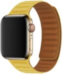 Viljar Leather Link Apple Watch bőrszíj sárga 44/45/46/49 MM