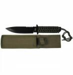 Fox Outdoor Cutit full tang lama 16 cm black blade cu teaca Fox Outdoor - OUTMA. 44494 (44494)