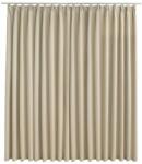  Draperie opacă cu cârlige, bej, 290 x 245 cm (134449)