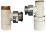 IRSAP Kit racordare radiator decorativ TESI 4 EDELWEISS OPAC ALB IRROM (VALKROSQUCU34)