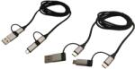 Somogyi Elektronic USB töltőkábel USB MULTI 4in1 - 1, 5m