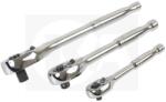 Laser Tools Crowa racsnis kulcs klt. 3 db-os nyomógombos 1/2", -3/8", -1/4", (LAS-6421)