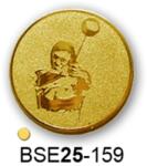  Érembetét kalapácsvetés BSE25-159 25mm arany