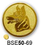  Érembetét kutya eb BSE50-69 50mm arany