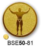  Érembetét testépítés bodybuilding BSE50-81 50mm arany