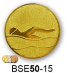  Érembetét úszás BSE50-15 50mm arany, ezüst, bronz