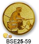  Érembetét horgászat BSE25-59 25mm arany, ezüst, bronz