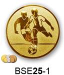  Érembetét labdarúgás foci BSE25-1 25mm arany, ezüst, bronz