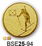  Érembetét sílövészet BSE25-94 25mm arany, ezüst, bronz