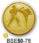  Érembetét karate küzdősport harcművészet BSE50-78 50mm arany