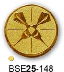  Érembetét darts BSE25-148 25mm arany