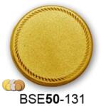  Érembetét üres gravírozható BSE50-131 50mm arany, ezüst, bronz