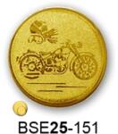 Érembetét motorkerékpár BSE25-151 25mm arany