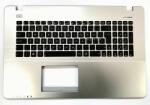 ASUS Carcasa superioara cu tastatura palmrest Laptop, Asus, A750, A750J, F750, F750J, K750, K750J, P750, P750J, R751L, US (palmasus11white-M1)
