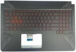 ASUS Carcasa superioara cu tastatura palmrest Laptop, Asus, ROG FX504, FX504G, FX504GE, FX504GD, FX504GM, 90NR00J3-R31 (caseasus34ref)