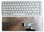 Sony Tastatura Laptop, Sony, Vaio VGN-NW230G, cu rama (Sony13whiteframe-MQ41)