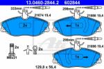 ATE set placute frana, frana disc ATE 13.0460-2844.2 (13.0460-2844.2)