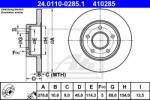 ATE Disc frana ATE 24.0110-0285.1 (24.0110-0285.1)