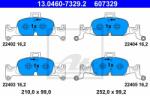 ATE set placute frana, frana disc ATE 13.0460-7329.2 (13.0460-7329.2)