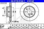 ATE Disc frana ATE 24.0118-0144.1 (24.0118-0144.1) - automobilus