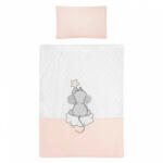 Belisima 6-részes ágyneműhuzat Belisima Cute Mouse 100x135 rózsaszín - pindurka