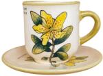 BögreManufaktúra Orbáncfű kávés bögre és kistányér Hypericum Calycinum (BT00620)