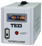 Ted Electric Stabilizator automat de tensiune TED, 3000 W, 5000 VA, alarma sonora, unda sinusoidala pura (TED-AVR5000)