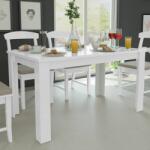 vidaXL fehér étkezőasztal 140 x 80 x 75 cm (243056) - vidaxl