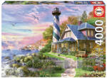 Educa Puzzle Educa din 4000 de piese - Farul in Rock Bay (EDU17677) Puzzle