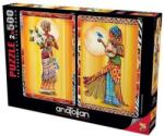 Anatolian Puzzle Anatolian din 2 x 500 de piese - Femei africane (3619) Puzzle