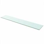vidaXL Raft din sticlă transparentă, 110 x 20 cm (243849) - vidaxl Raft