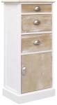 vidaXL Dulap lateral, 38 x 28 x 86 cm, lemn de paulownia (284075) Comoda