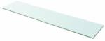 vidaXL Raft din sticlă transparentă, 110 x 25 cm (243850) - izocor Raft
