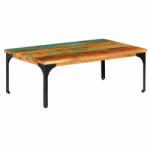 vidaXL Măsuță de cafea, 100 x 60 x 35 cm, lemn masiv reciclat (247322) - izocor Masa de cafea