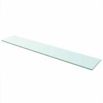 vidaXL Raft din sticlă transparentă, 110 x 20 cm (243849) - izocor Raft