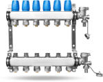 Einstal Set distribuitor inox 6 circuite teava pex 17x2 pentru calorifere complet echipat