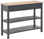 vidaXL Servantă, negru, 110x35x80 cm, MDF (280031) Comoda