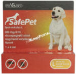 SafePet 300 mg/4 ml spot on kutya L 20-40 kg 1x - petpakk