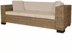 vidaXL Set canapea de 3 locuri din poliratan 8 piese (243246) Canapea