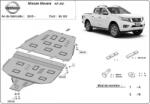 Scut Protection Nissan Navara NP300, 2015-2020 - Acél Váltóvédő lemez