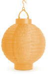 TA-Brand Garden of edeN 11399F-OR Szolár napelemes kerti lampion, narancssárga színű, hidegfehér LED világítással, 21 cm átmérő