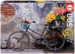 Educa Puzzle Bicycle with Flowers Educa 500 piese şi lipici Fix de la 11 ani (EDU17988) Puzzle