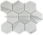  CARRARA "M" hexagon hálós mozaik