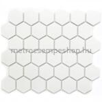  FEHÉR Szatén-matt midi HEXAGON KERÁMIA MOZAIK