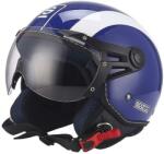 Sparco Каска за мотор Sparco BHR sp-501 синя / бяла 66684 размер S Мотоциклетна каска, шлем