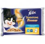 FELIX Sensations - Tőkehal és Szardínia zöldségekkel szószban 4 x 85 g 0.34 kg