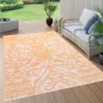 vidaXL Covor de exterior, portocaliu/alb, 80x150 cm, PP (310460) Patura